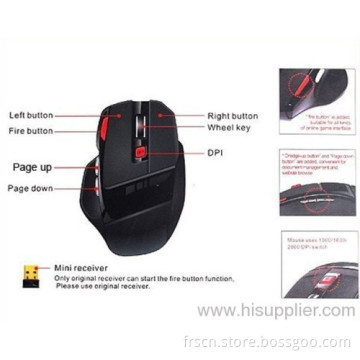 Wireless 8key Mouse Gaming For Computer 